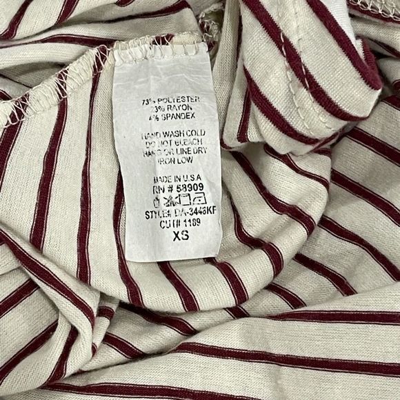 Gianni Bini Burgundy Long Sleeve Dress - XS - Picture 6 of 6